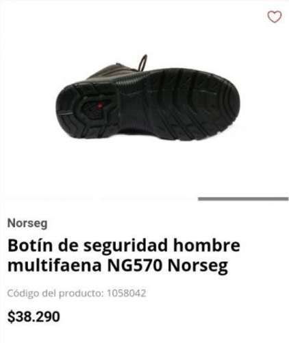 Botín de seguridad hombre multifaena NG570 Norseg