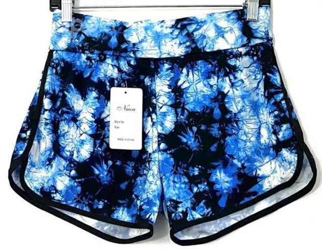 Short Elastico Marca Nuoa Talla L/Xl Azul Y Otros