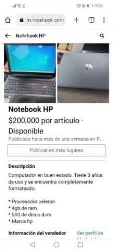 Notebook hp