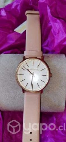 Reloj michael kors rosado cuero