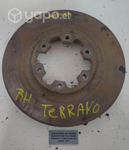 Disco Freno Del Der (NMT159) Nissan Terrano Mex