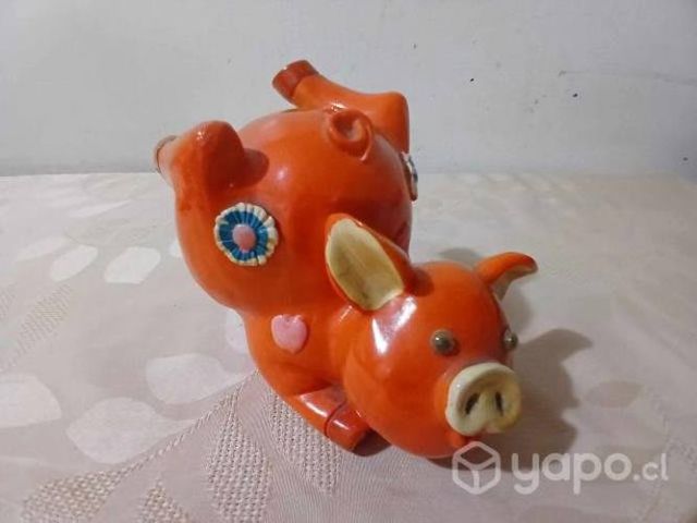 Antigua alcancía de chancho