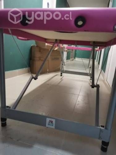 Camilla portátil para cosmetologia y kinesiologia