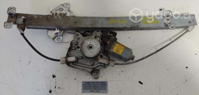 Cremallera AlzaVidr Elect tra izq (NMT007) Terrano