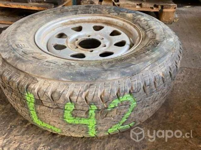 Llanta aluminio c/neum 255 70 R16 (L42) Terrano