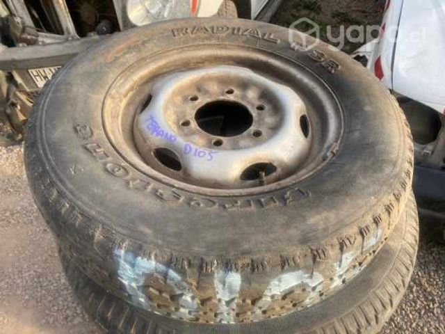 Llanta fierro con neumatico (D105) Nissan Terrano