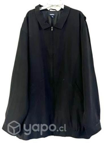 Chaqueta Delgada Marca King size Talla 5XL Negro