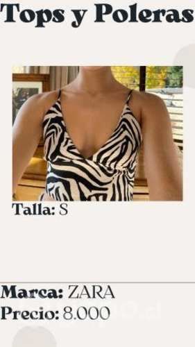 Tops y poleras zara