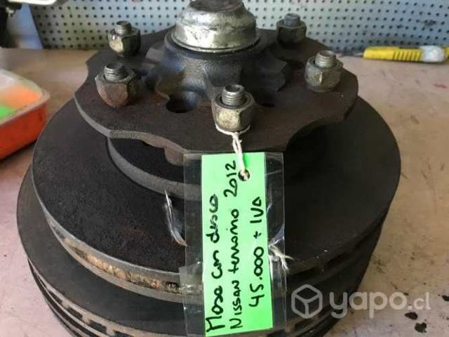 Masa con disco Nissan Terrano 4x2