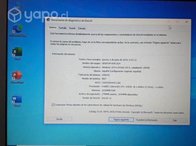 Notebook Lenovo B41-30 SSD 500 GB 16 GB RAM