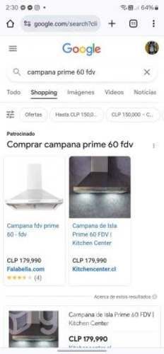 Campana cocina