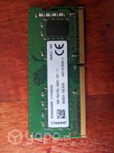 Memoria RAM para notebook DDR4 8GB