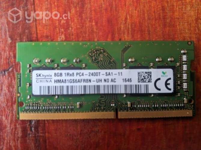 Memoria RAM para notebook DDR4 8GB