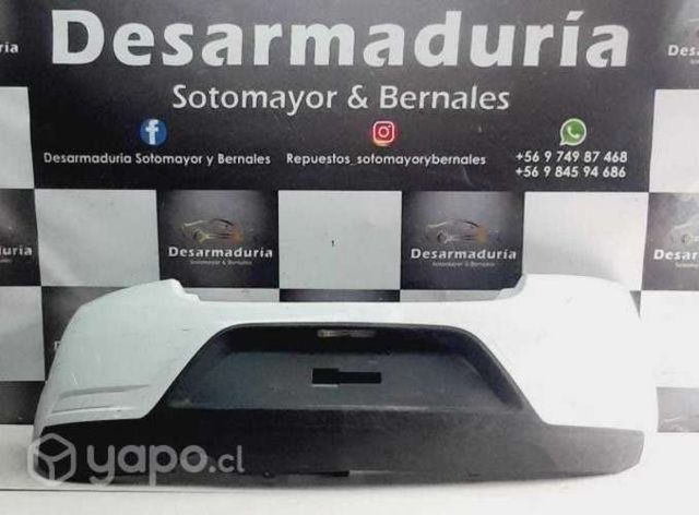 Parachoque trasero Onix 2017 a 2019 2.1