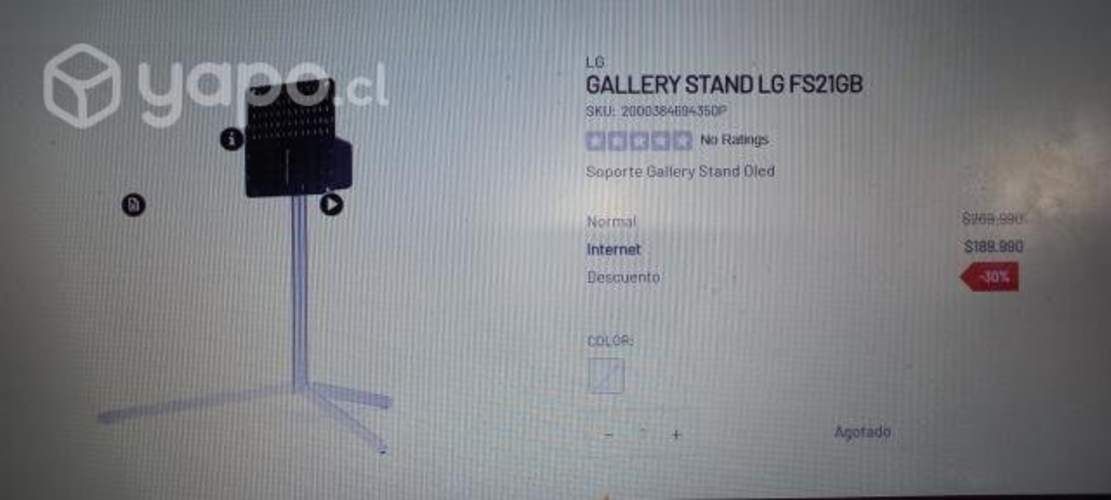 Soporte Gallery Stand Oled