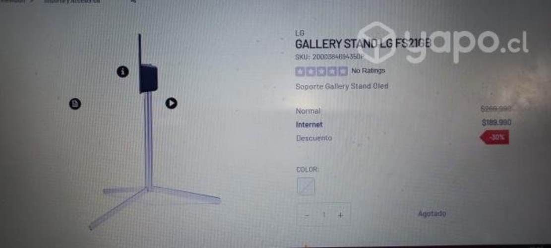 Soporte Gallery Stand Oled