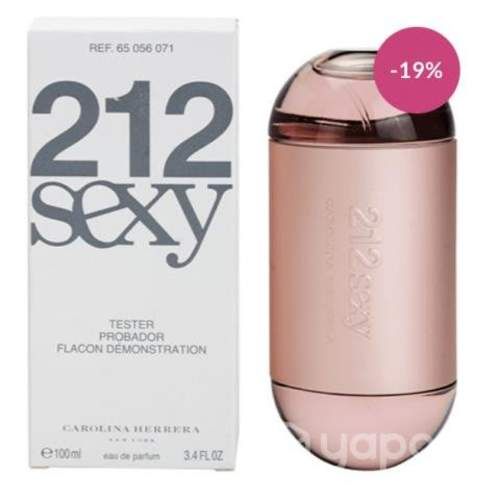 Tester 212 Sexy de Carolina Herrera Edp 100ml Muje