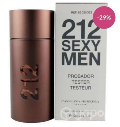 Tester 212 Sexy Men de Carolina Herrera Edt 100ml