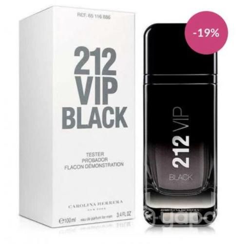 Tester 212 VIP Black de Carolina Herrera EDP 100ml