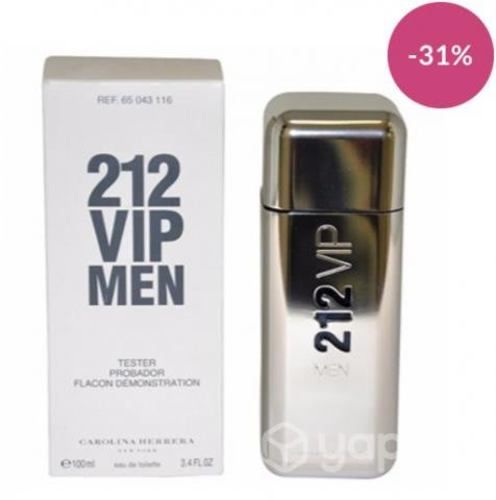 Tester 212 Vip Men de Carolina Herrera Edt 100ml H