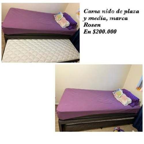 Cama nido de plaza y media
