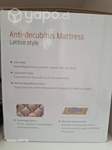 Colchón antiescaras 2 usos