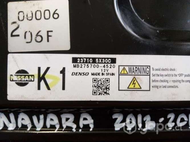 Computador Nissan Navara 2014-2015 Mecánica 2.5