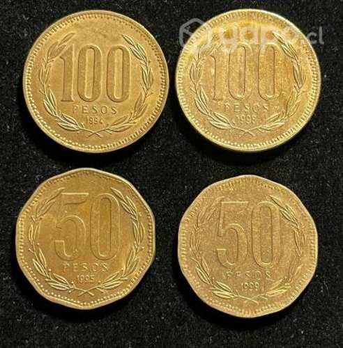 Moneda 100 y 50 pesos excelente estado