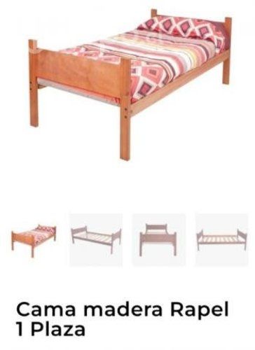 Cama madera 1 plaza