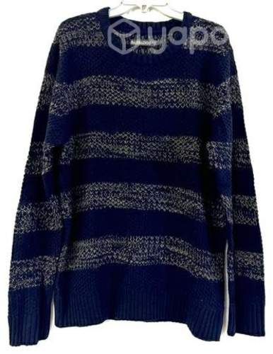 Chaleco 20%Lana Marca Barbados Talla L Azul y Otro