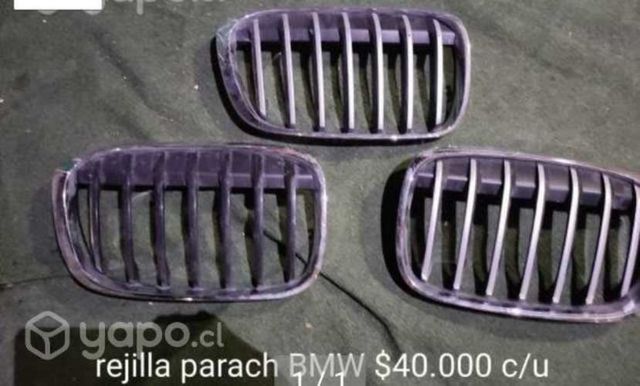Rejilla parachoque BMW