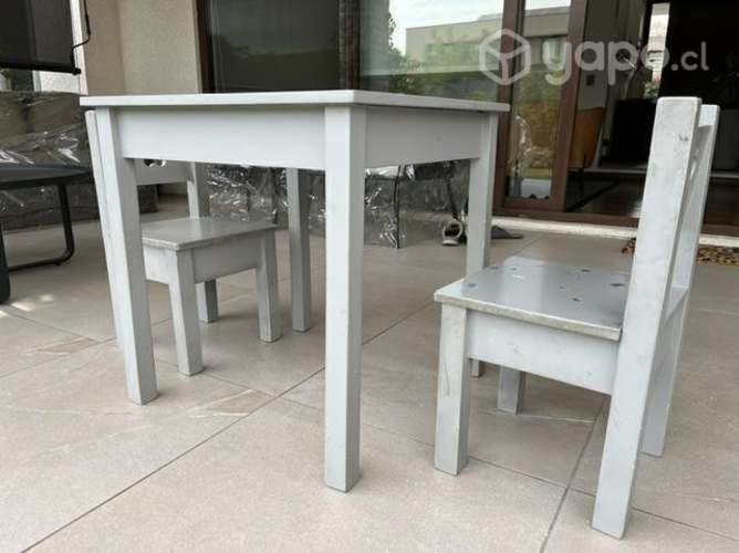 Mesa madera para niños