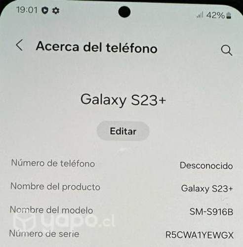 Samsung S23 Plus 256gb + carcasas y protector