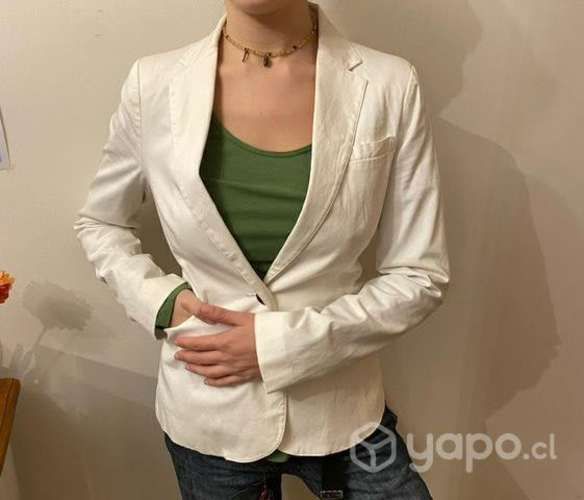 Blazer Saville Row blanco talla s