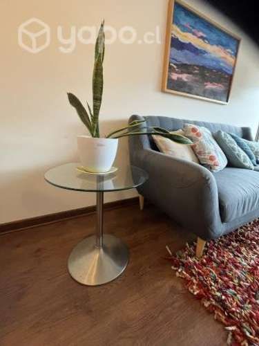 Mesa de vidrio pequeña