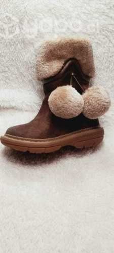 Bota Cuero Niña Sabri Café