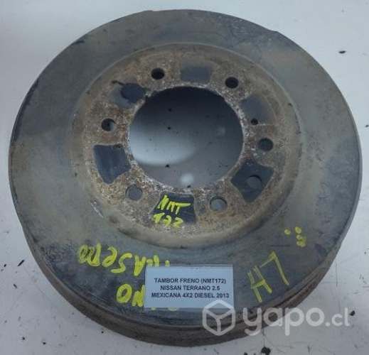 Tambor Freno (NMT172) Nissan Terrano 2.5 Mexicana