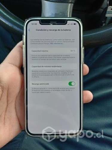 IPhone 12 blanco 84% excelentes condiciones