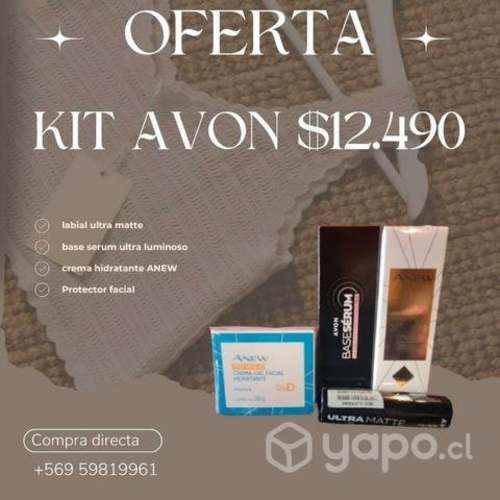 Kit perfumes natura, avon y mas
