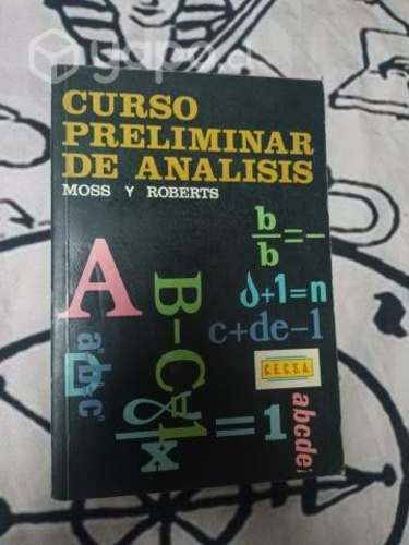 Curso preliminar de análisis de Moss y Roberts. 22