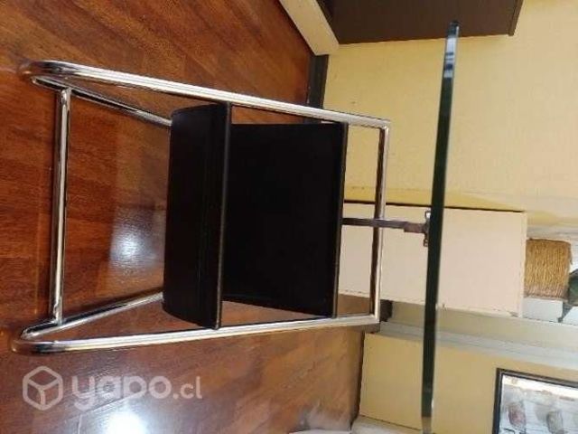 Revistero mesa de vidrio