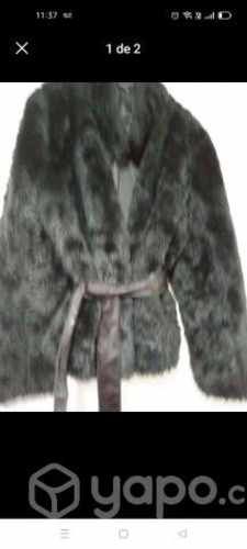 Abrigo piel sintético