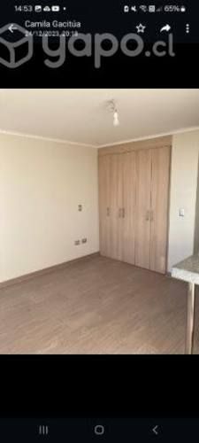 Departamento estudio recién pintado, cortinas nuev