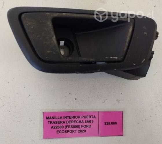 Manilla Interior Puert Tras Der Ford Ecosport 2020