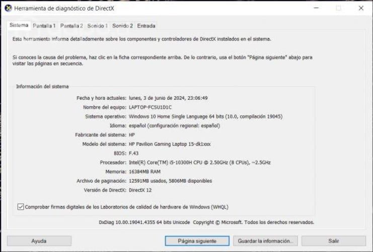 Notebook Gamer HP Pavilion Gaming 15-DK1044LA