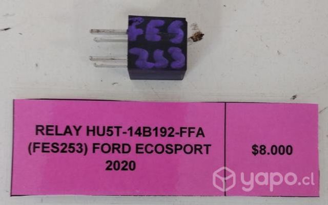 Relay HU5T-14B192-FFA (FES253) Ford Ecosport 2020