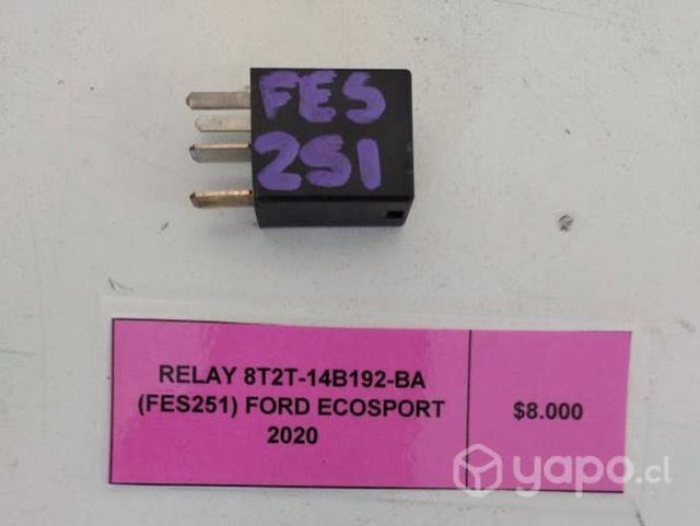 Relay 8T2T-14B192-BA (FES251) Ford Ecosport 2020