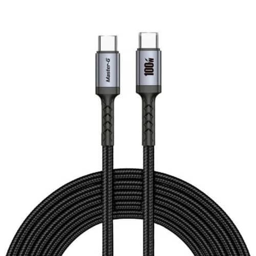Cable USB-C a USB-C Master-G Carga Rapida 1m 100W