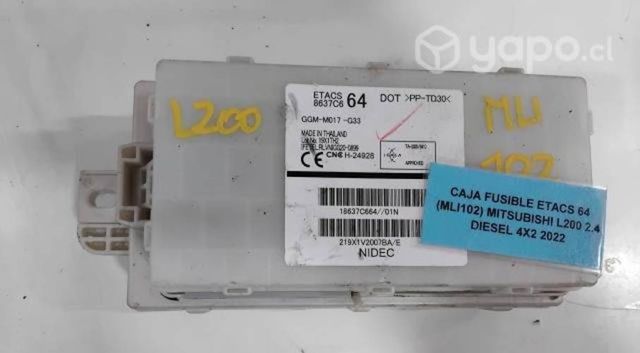 Caja Fusible Etacs 64 (MLI102) Mitsubishi L200 2.4