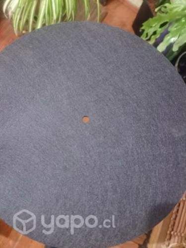 Slipmat tornamesa, antiestatica negro